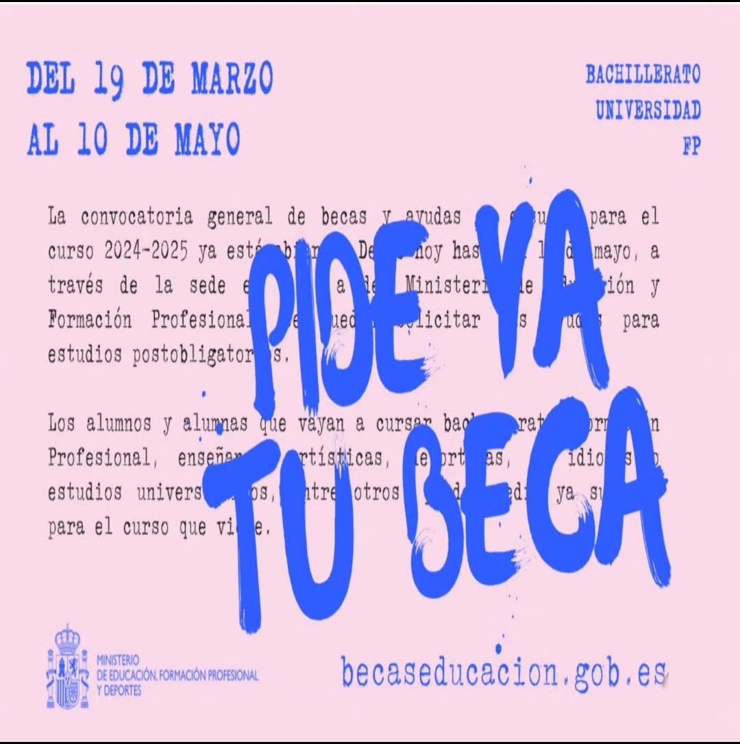 Abierto el plazo para beca general