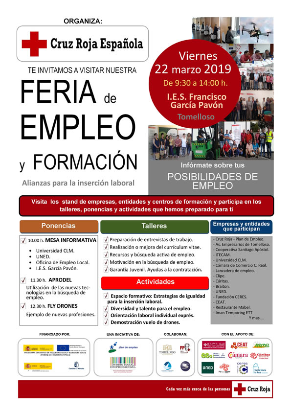 cartel feria empleo