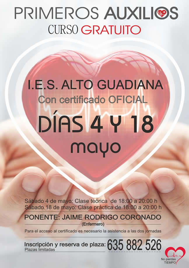 cartel Curso Primeros Auxilios