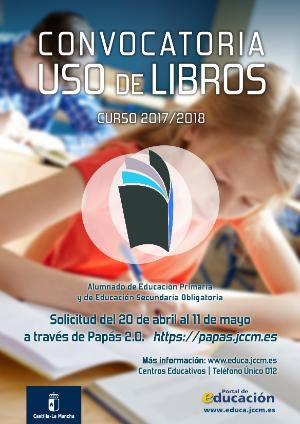 convocatoria uso libros gratis